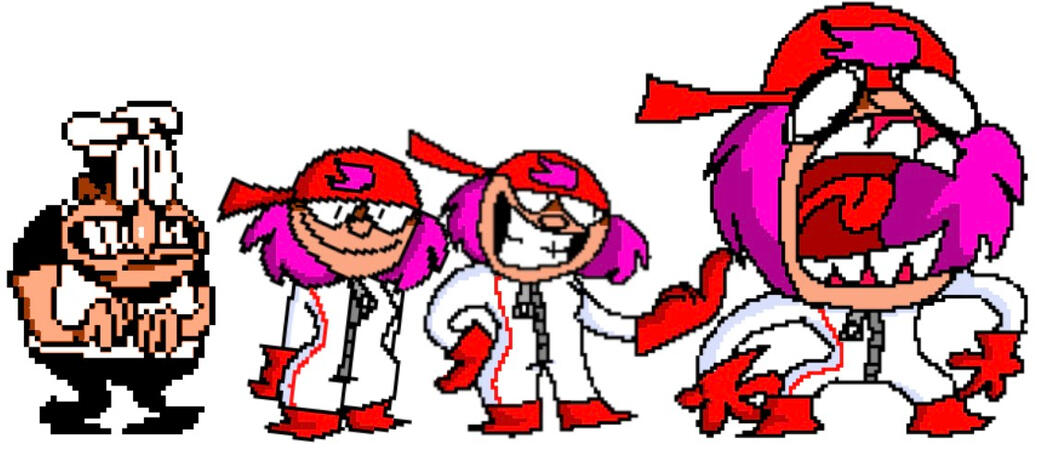 A Pizza Tower Inspired OC named Gizmo! I even replicated the style on Ibis