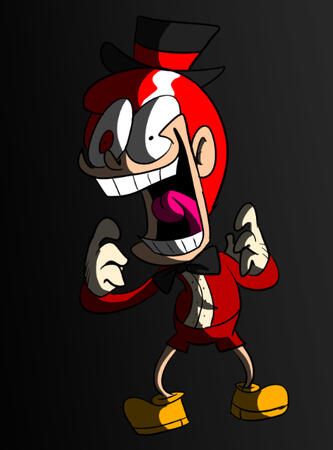 Jaxx has gone mad A request drawing! Jaxx is created by Cartoonzaniest